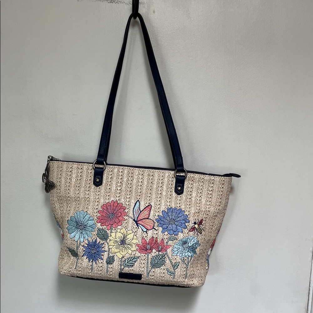 Floral Woven Tote Bag by Sakroots